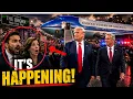 TRUMP SHOCKS NEW YORK Bronx Visit Leaves Democrats STUNNED SPEECHLESS