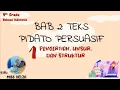 Lagu Kelas 9 || Bab 2 || 1. Pengertian, Unsur, Tujuan, dan Struktur Teks Pidato Persuasif