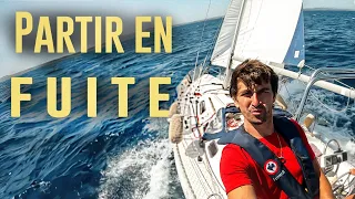 On FUIT une renverse de VENT #voiliercoraille
