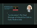 Frieda Olga Wunderly Lecture Fall 2024