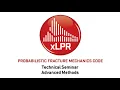 xLPR Technical Seminar Series: Advanced Methods