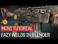 How To Make Welds In Blender - The Easy and Free Way
