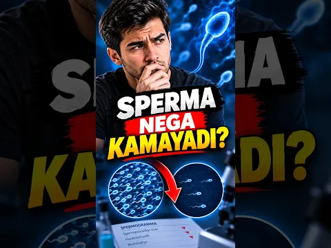 ERKAKDA SPERMA FOIZI KAMAYISHIGA SABABLAR #shokuz