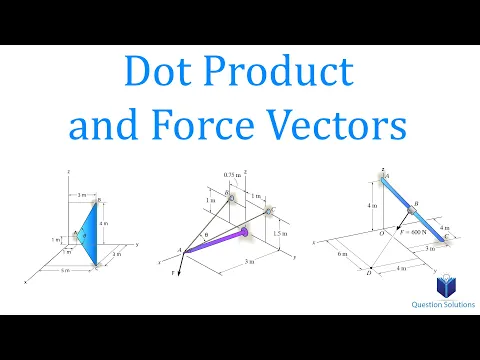 Download MP3 Dot Product and Force Vectors | Mechanics Statics | (Learn to solve any question)