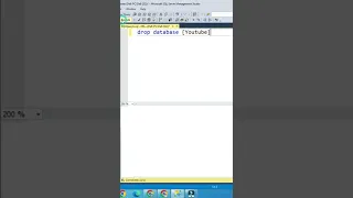How to Drop Database in MSSQL Using Query editor
