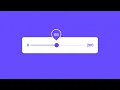 Custom Animated Range Slider using HTML CSS JavaScript