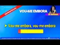 VOU ME EMBORA   ZÉ IBARRA   PLAYBACK KARAOKE DEMONSTRAÇÃO