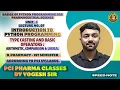 Type Casting and Basic Operators in Python Lecture-7 Python for Pharmaceutical Sciences PCI Syl