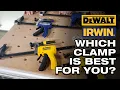 DeWalt ToughSeries vs Irwin Quick-Grip - Which Hybrid Clamp For Your Projects