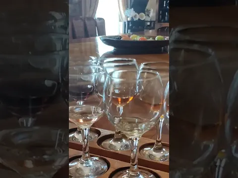 Doctor said that my liver is no longer in danger.... so I did a wine tasting. I drank up to 7 sips