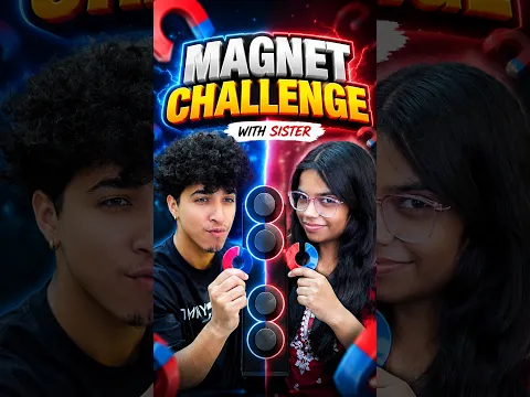 Aaj Kon Jeetega 😂✨ Magnet Challenge #shorts