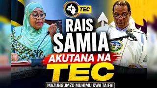 RAIS SAMIA AKUTANA NA TEC , NA KUFANYA MAZUNGUMZO MUHIMU KWA TAIFA .........