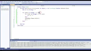 Visual Basic Nested Loops Stars Assignment
