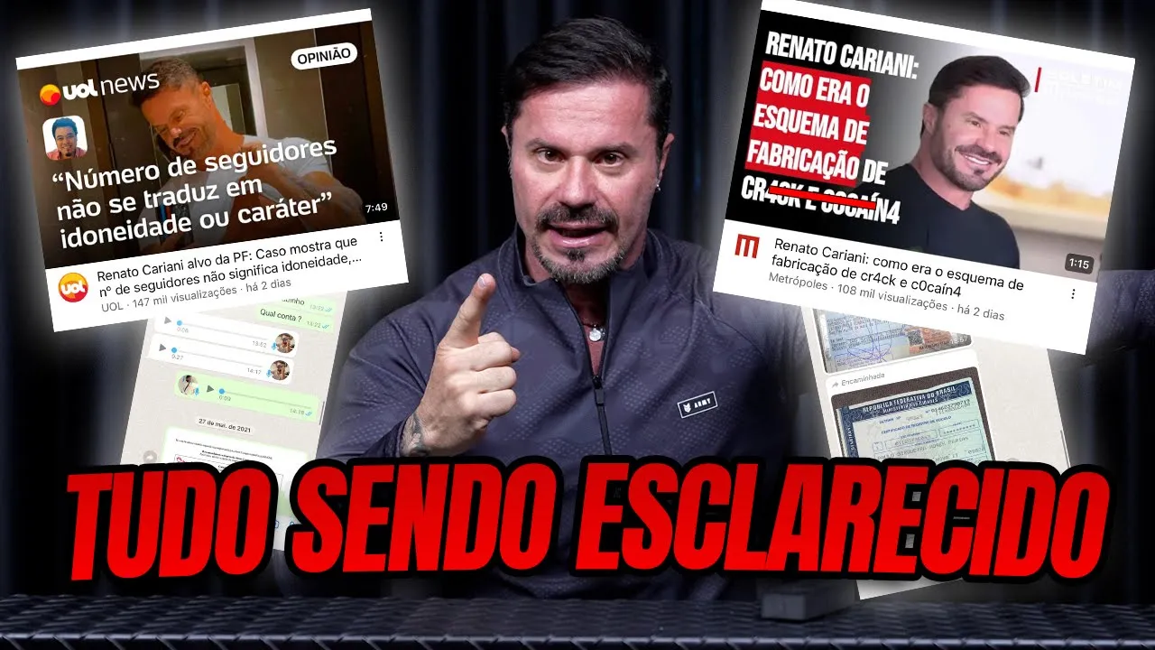 VOU ESCLARECER TUDO O QUE FOI EXPOSTO Renato Cariani