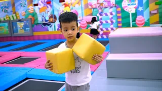 Đi chơi công viên - Nhạc thiếu nhi em Sáo đi công viên nhà bóng ở Aeon Mall Huế vui nhộn