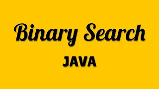 Binary Search Recursively in Java