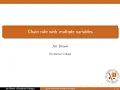 5 Chain Rule Multiple Variables Flipped Class