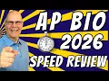 AP Bio Speed Review 2026 All 8 Units in 59 Minutes