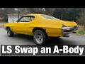 How to LS swap 68-72 Chevelle GTO Lemans Cutlass Skylark A-Body CHEAP - With Part Numbers