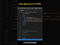 Add jQuery to Your Website in 1 Minute