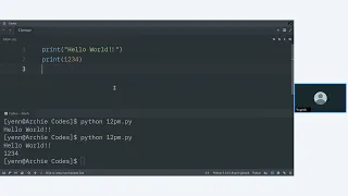 Python 12 PM Batch Input Output Variables Training Session 2