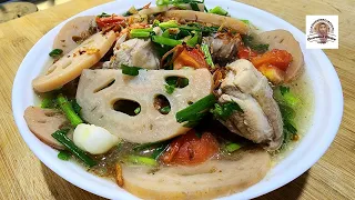 SOP AYAM AKAR TERATAI, SEGER GURIH, YANG PILEK LANGSUNG PLONG.