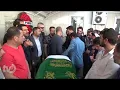 Artist Dilber Ay was bid farewell to her final journey.