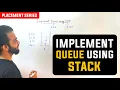 Queue Implementation using Stack O 1 Push and Pop Operations