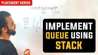 Queue Implementation using Stack O 1 Push and Pop Operations