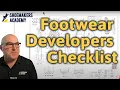 Footwear Developers Checklist