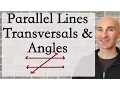 Parallel Lines Cut by a Transversal - Finding Angle Measures