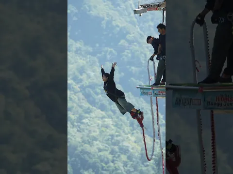 India's highest bungy jumping in Rishikesh ✨#shorts #shortsfeed #trandingshorts #youtubeshorts