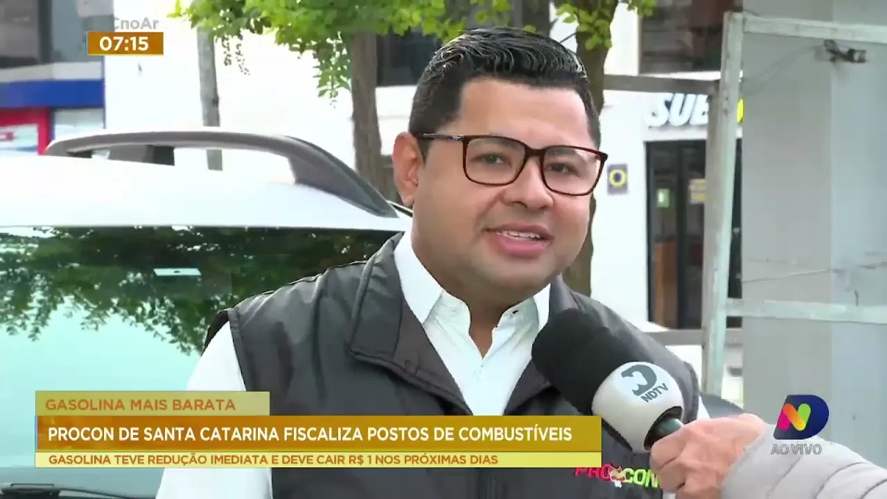 Procon de Santa Catarina fiscaliza postos de combustíveis