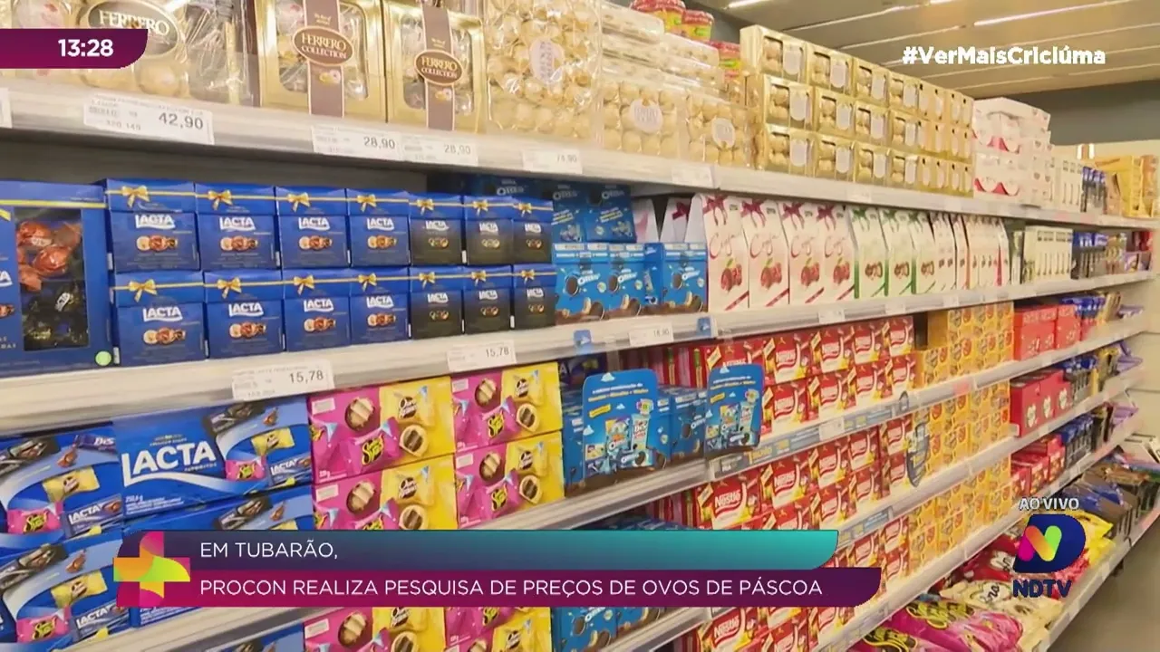 Procon de Tubarão apresenta pesquisa de preços para itens de páscoa