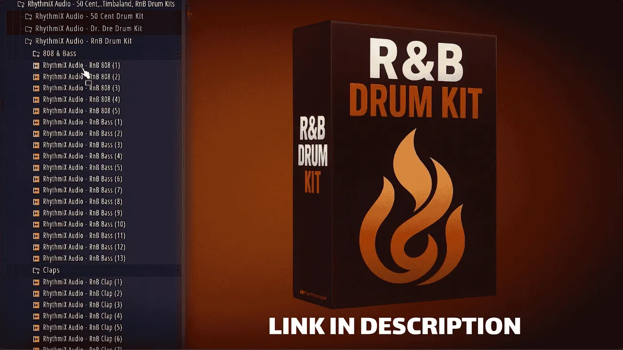 RnB Drum Kit, Royalty Free RnB Drum Kit, R&B drum kit 2026, Free RnB Drum Kit 2026