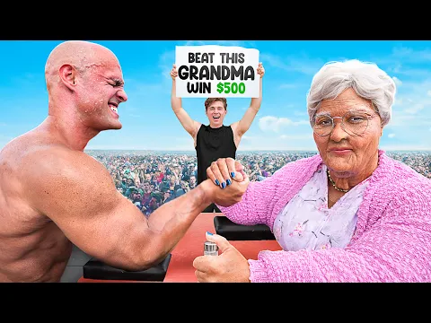 Beat My Grandma at Arm Wrestling, Win $500