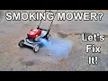 Lawn Mower Smoking Replacing Rings on a Briggs and Stratton Quantum