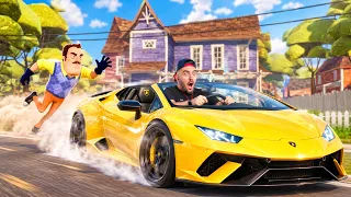 WİLSON'UN YENİ ARABASINI SÜRDÜM! - HELLO NEIGHBOR MODS