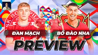 PREVIEW BỒ ĐÀO NHA VS ĐAN MẠCH: RONALDO DẠY HOJLUND CÁCH ĐÁ TIỀN ĐẠO