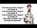 Lagu Tyga - Dope'd Up (Lyrics on Screen)