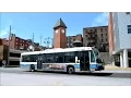 SHERBROOKE QC STS NOVA BUSES IN ACTION