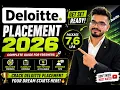 Deloitte Hiring 2026 Complete Placement Guide 7 6 LPA Package Freshers Must Watch