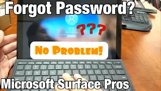 All Surface Pros Forgot Password Lets Factory Reset Back to Factory Default Settings