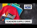 Talking FOX 12 Teachers Supply Drive with CVS Pharmacy