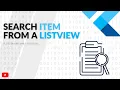Flutter Tutorial - Search Filter Items From a ListView in Flutter
