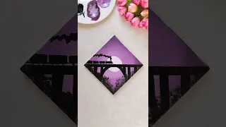 Easy acrylic painting for beginners