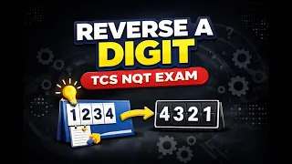 Reverse a Number in Java TCS NQT Coding Question While Loop Logic