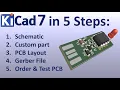 KiCAD 7 PCB Layout in 5 steps