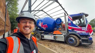 The Concrete Waggons have Arrived for The New Headquaters & It’s looking EPIC! 👷🏻‍♂️🏗️