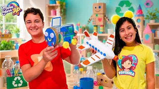 Maria Clara e JP Fazem Brinquedos Recicláveis! ♻️